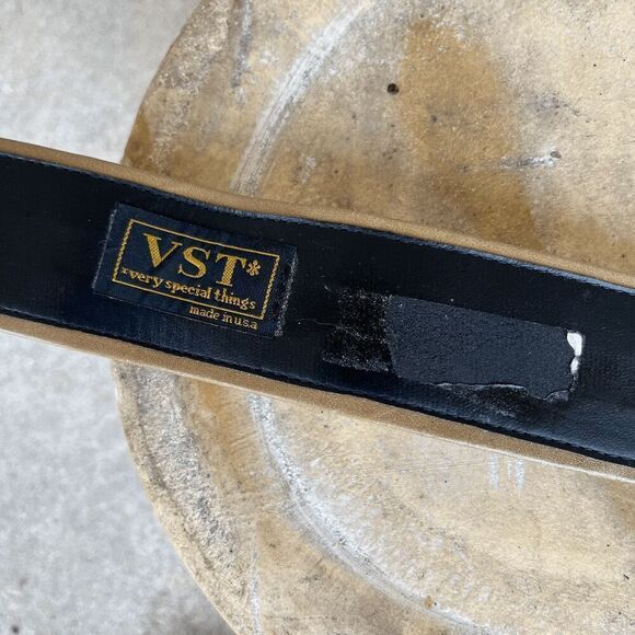 Vintage VST Belt - Hand-Painted Canvas, Aztec Buckle, One-of-a-Kind Slow Fashion - Picture 9 of 9